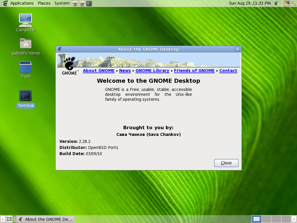 gnome desktop environment